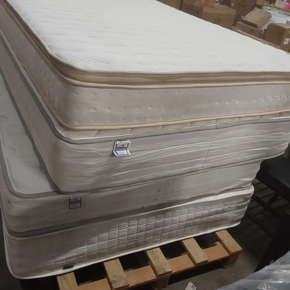 PALLET CONTAINING 4x ASSORTED UNBAGGED MATTRESSES 