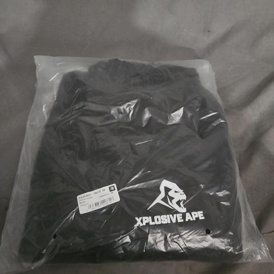 XPLOSIVE APE BLACK JOGGERS - SIZE M