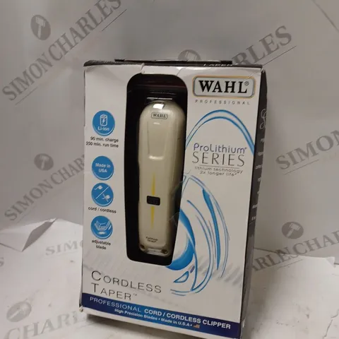 BOXED WAHL CORDLESS TAPER