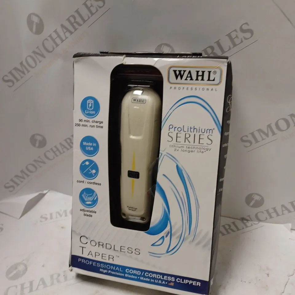 BOXED WAHL CORDLESS TAPER 