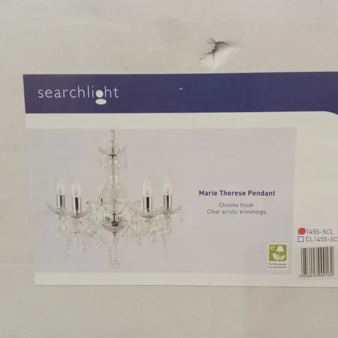 BOXED SEARCHLIGHT MARIE THERESE PENDANT 
