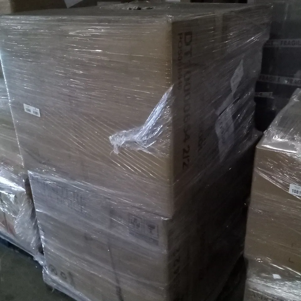 PALLET OF ASSORTED BOXED DINING TABLE PARTS