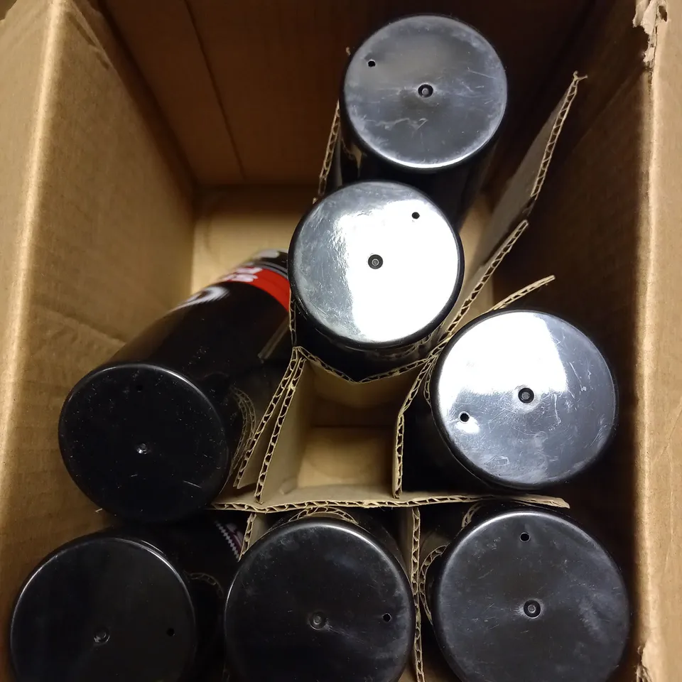 BOX OF 8 ASSORTED SPRAY PAINTS