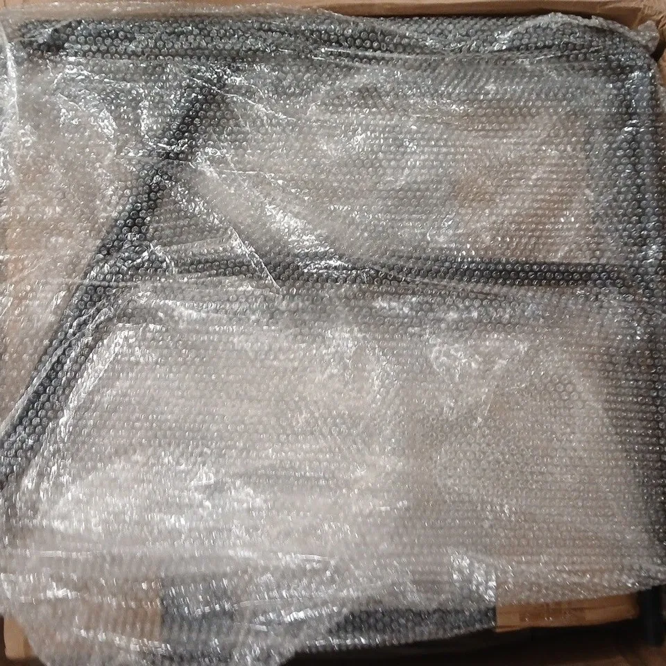 BOXED METAL FRAME FAUX LEATHER CHAIR (1 BOX)