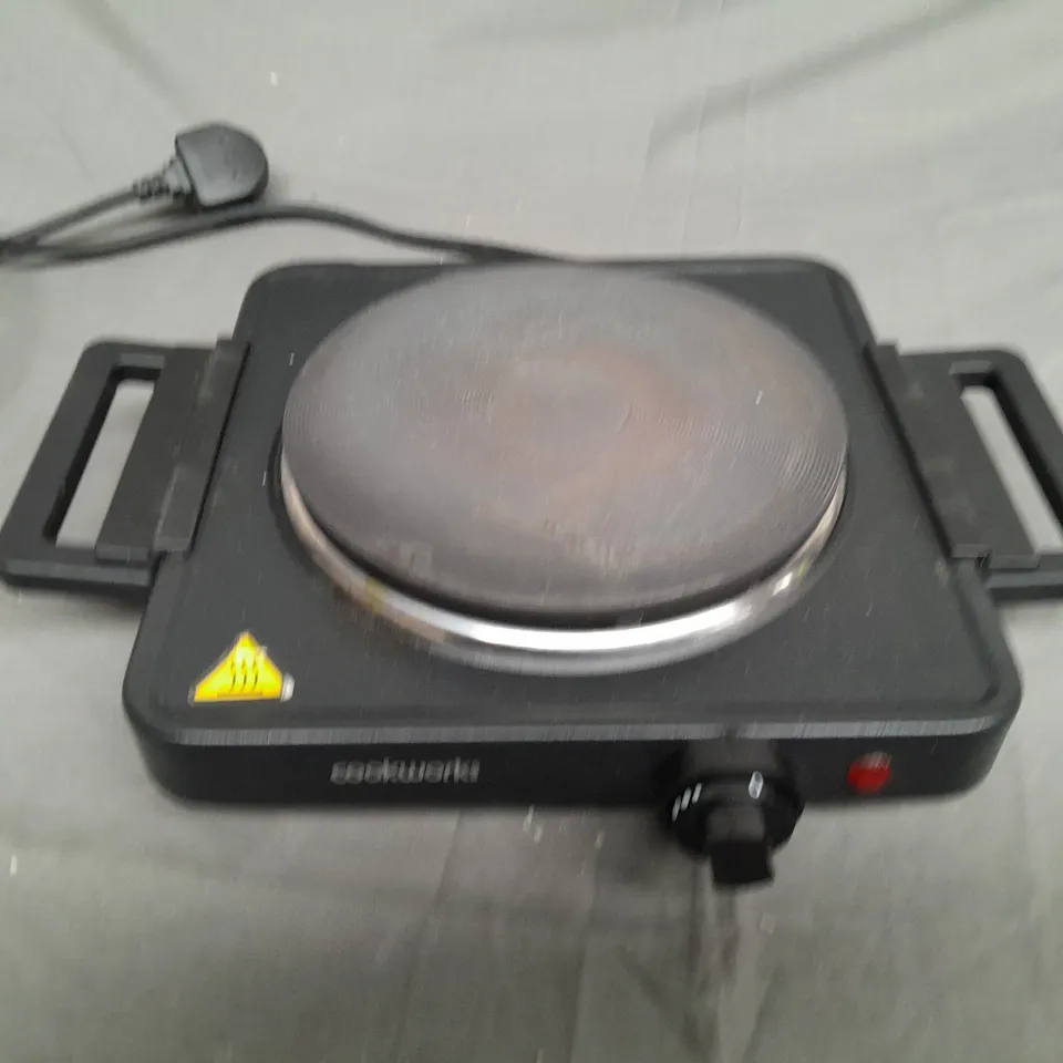 COOKWORKS BLACK TABLE TOP HOTPLATES