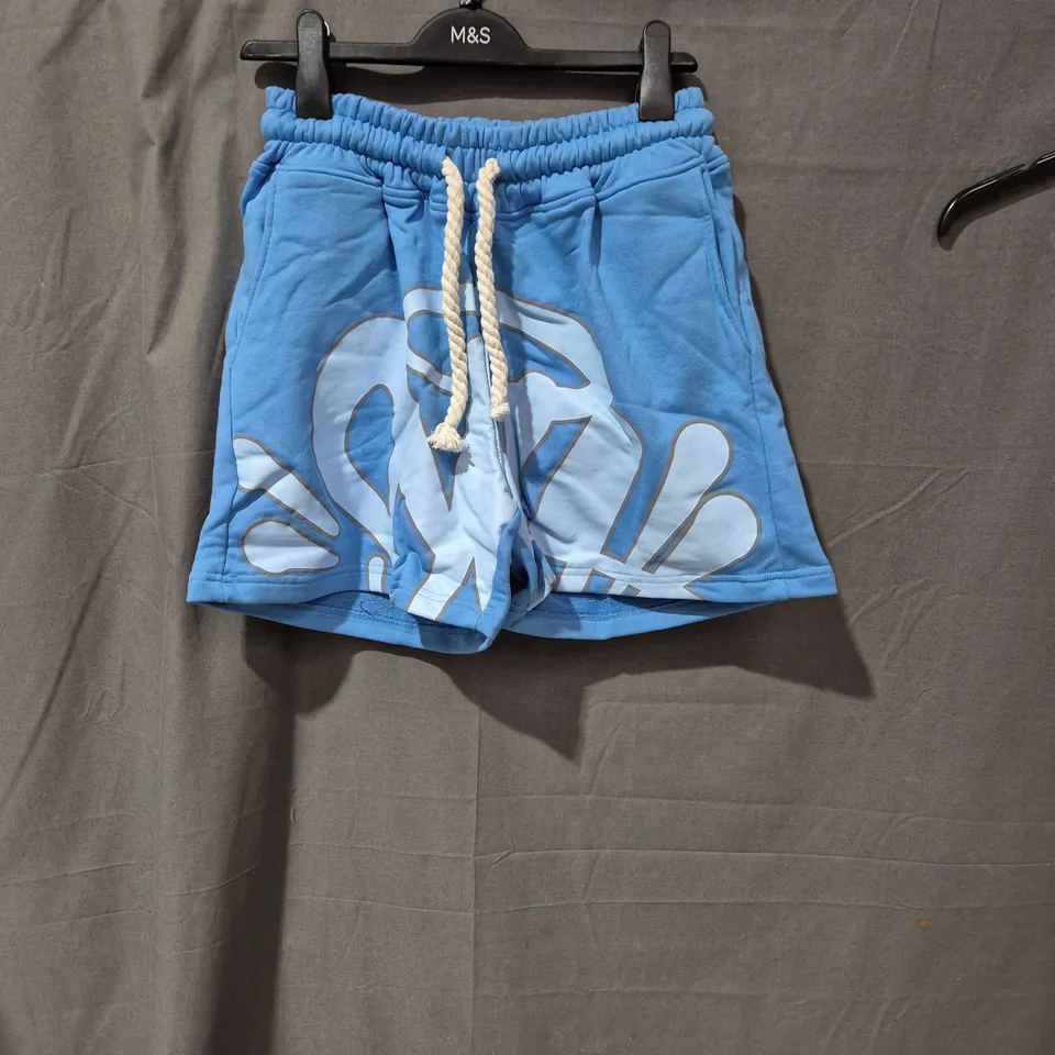 BLUE DRAWSTRING SHORTS SMALL 