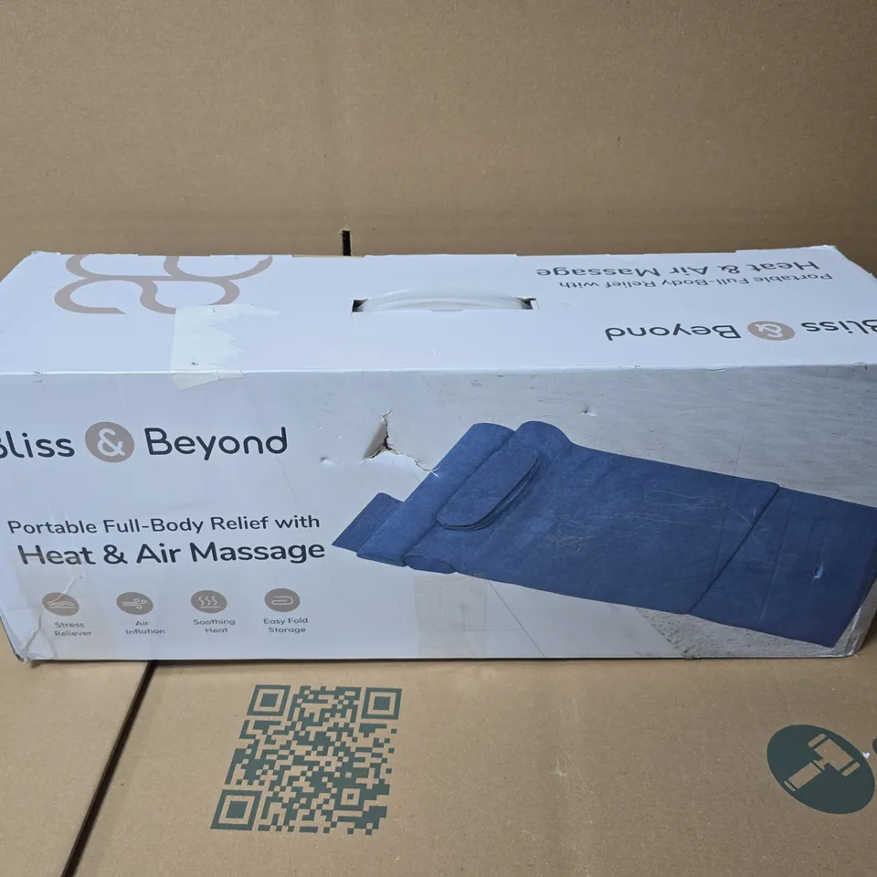 BOXED BLISS & BEYOND PORTABLE FULL-BODY RELIEF WITH HEAT & AIR MASSAGE
