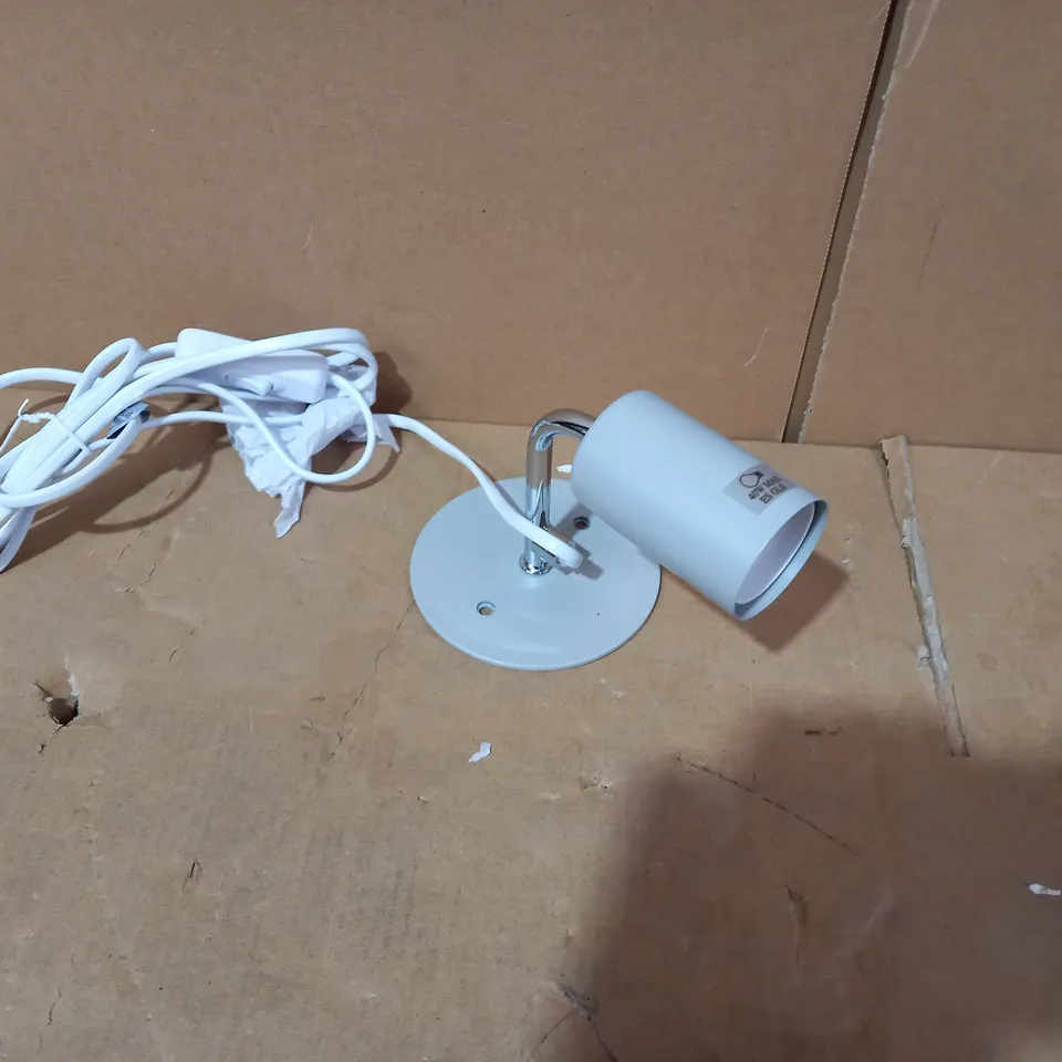 BOXED HOUSE SPOKE PLUG IN WALL LIGHT 