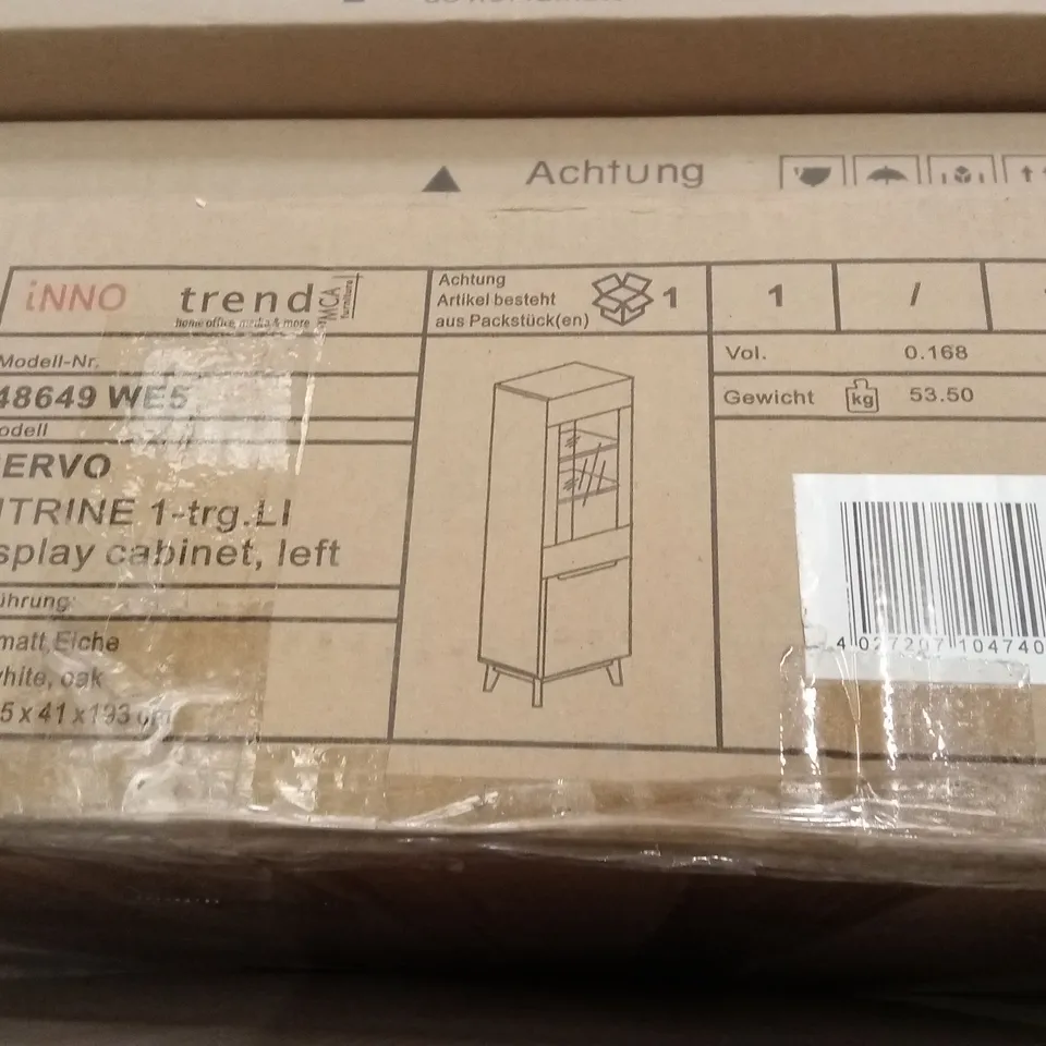 BRAND NEW BOXED DISPLAY CABINET (1 BOX)