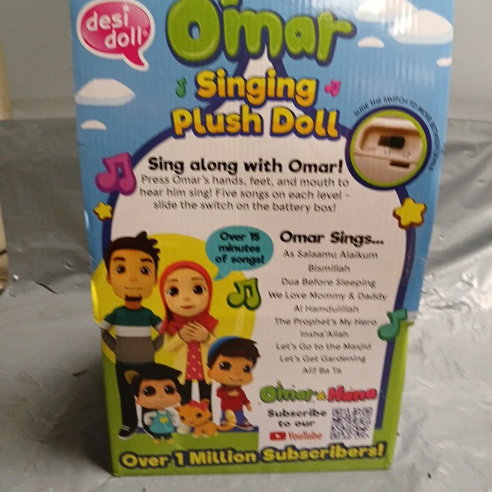 OMAR SINGING PLUSH DOLL