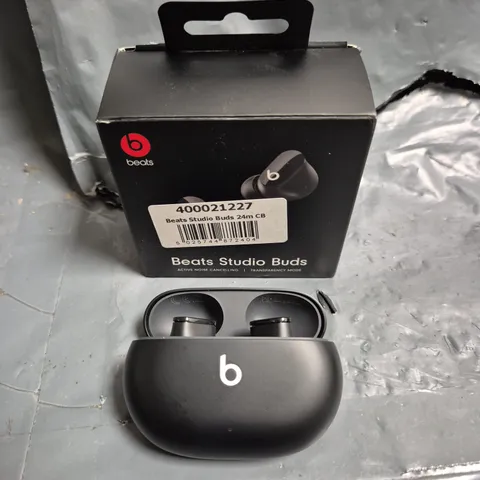 BOXED BEATS STUDIO BUDS WIRELESS EARBUDS IN BLACK 