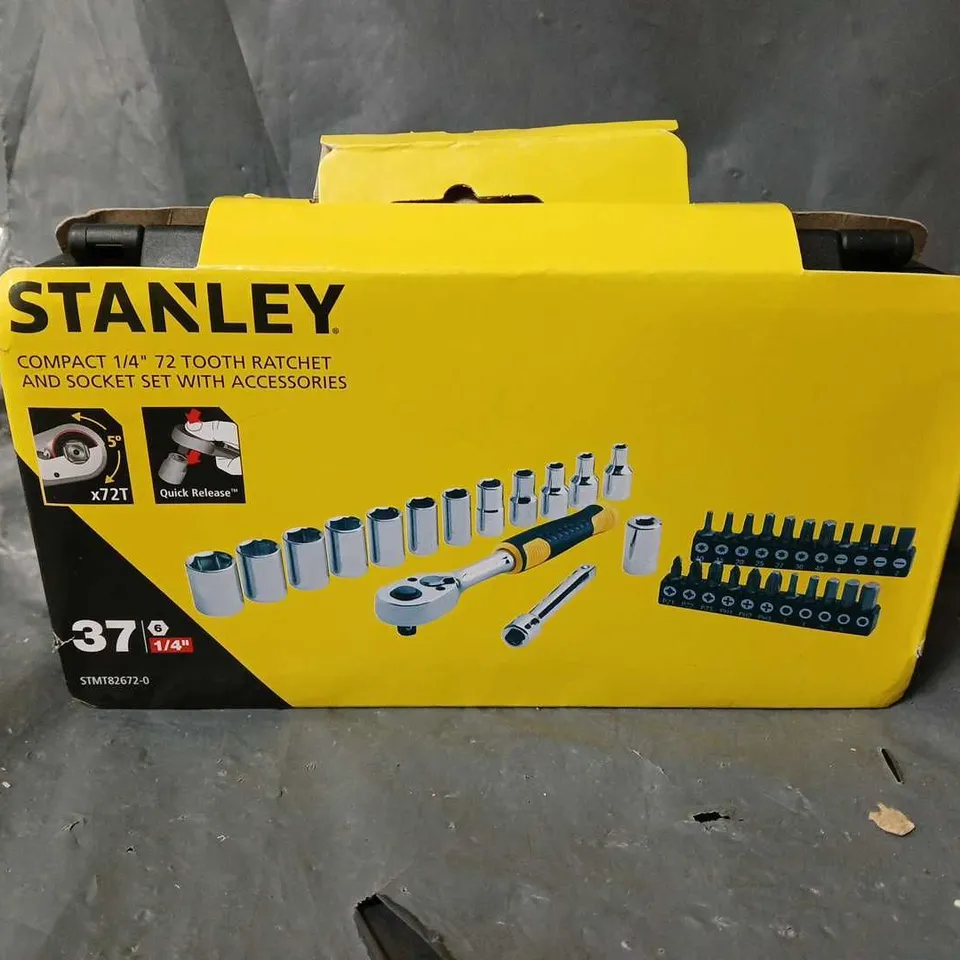 STANLEY 37 PIECE COMPACT SOCKET SET STMT82672-0