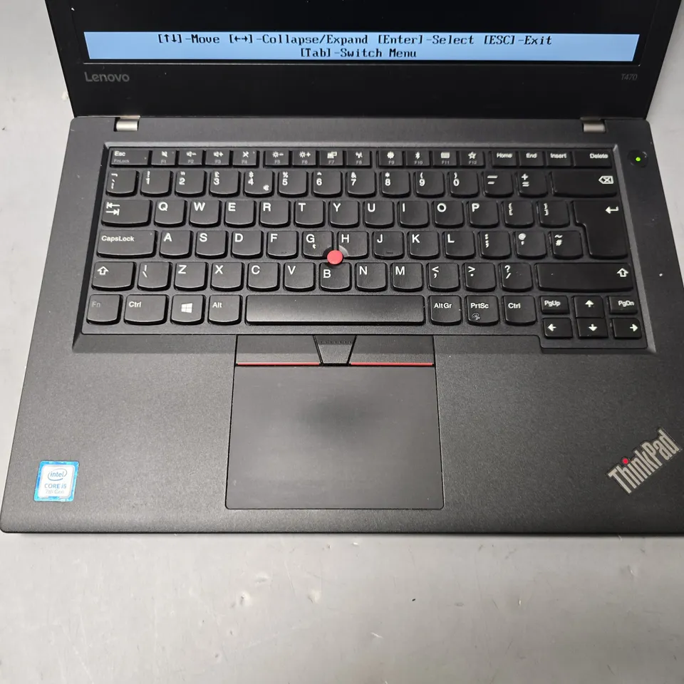 LENOVO THINKPAD T470 LAPTOP IN BLACK