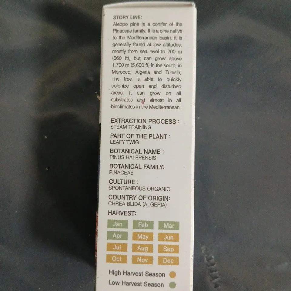 APPROXIMATELY 25 PCS AROMA NAMU ALEPPO PINE ESSENTIAL OIL 10ML – NATURE'S HEALING (KOREA)