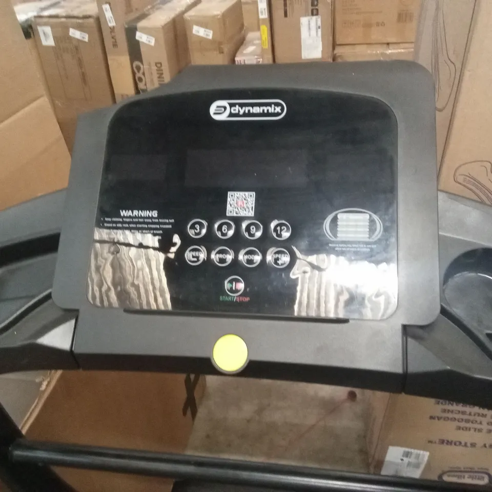 DYNAMIX T2000 FOLDABLE MOTORISED TREADMILL WITH BLUETOOTH & MANUAL INCLINE