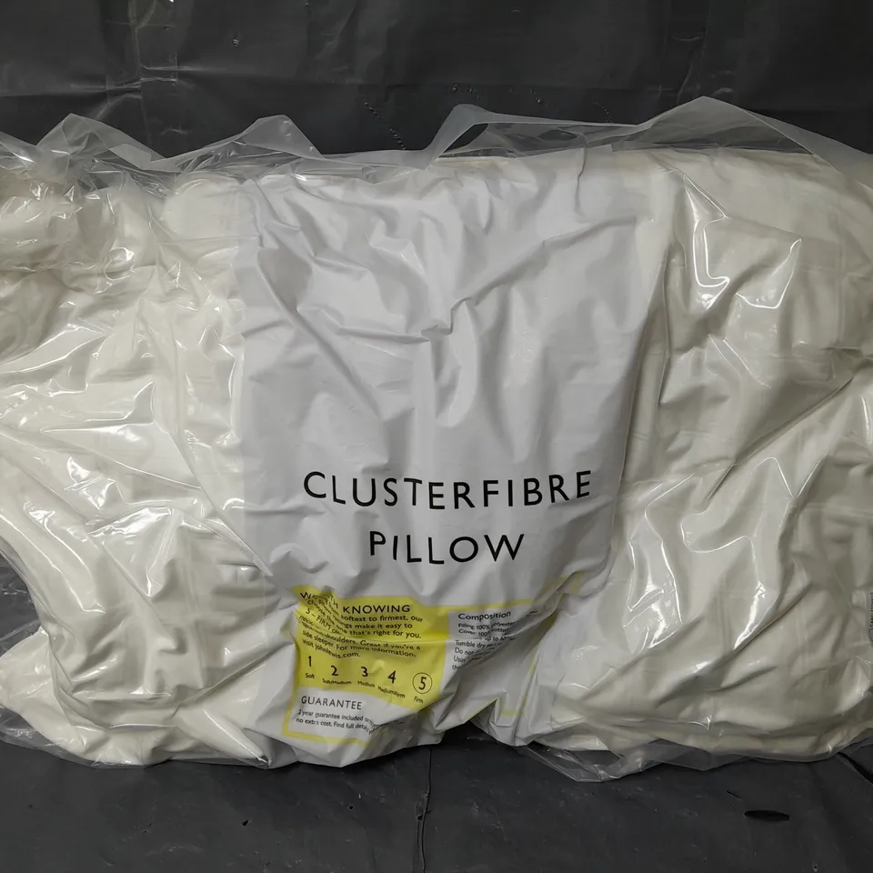 CLUSTERFIBRE PILLOW IN WHITE