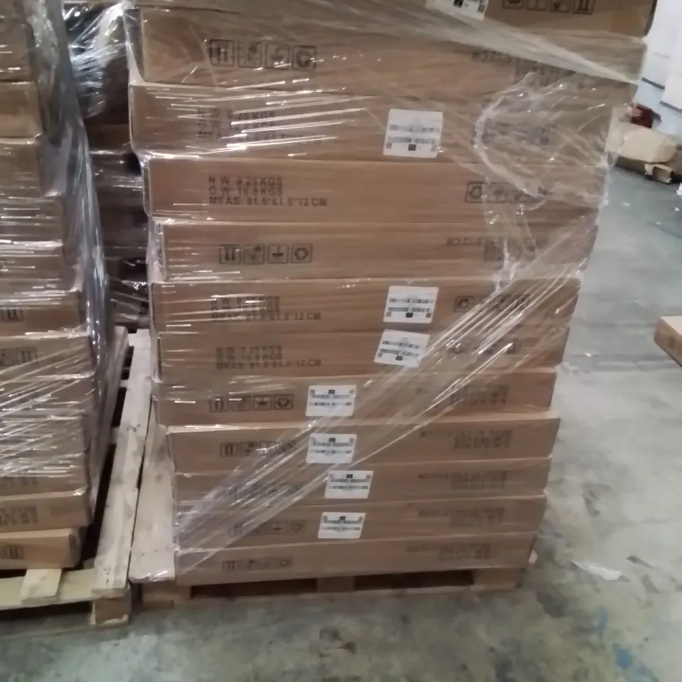 PALLET CONTAINING A LARGE QUANTITY OF BRAND NEW CORNER PRINTER STANDS