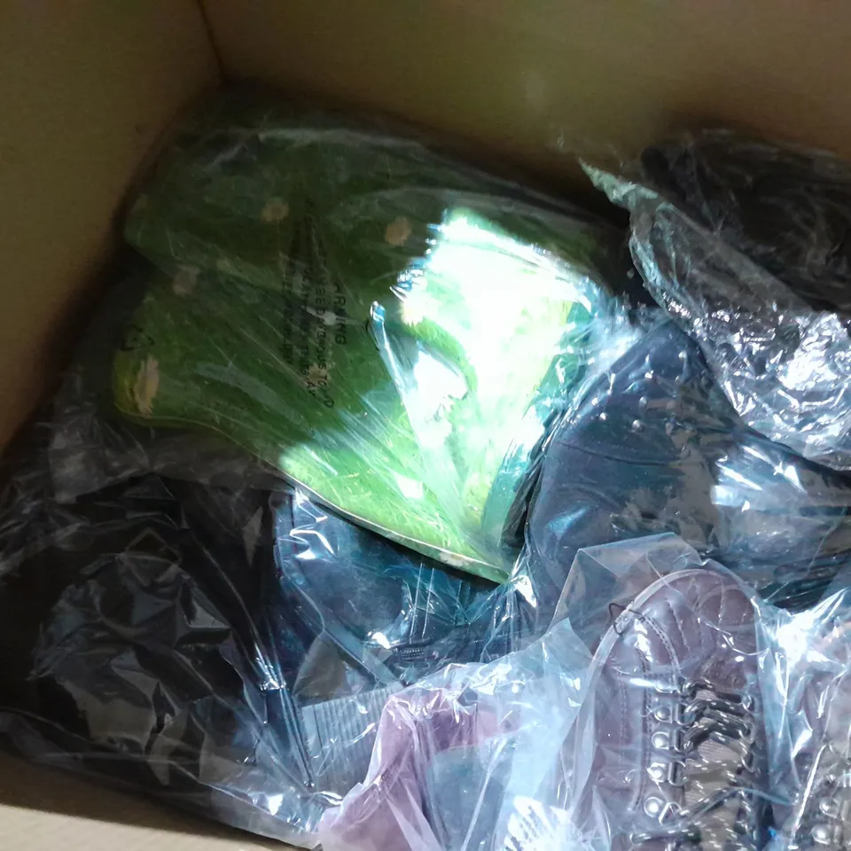 APPROXIMATELY 10 PAIRS OF ASSORTED WOMEN SHOES IN VARIOUS STYLES AND SIZES 