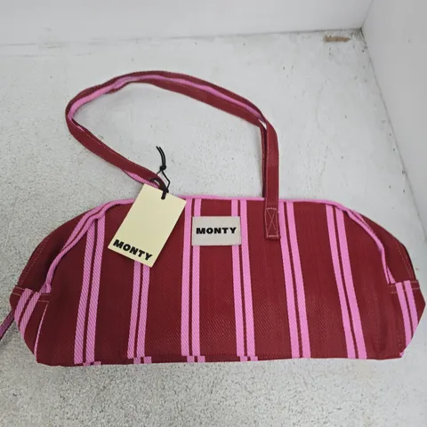Monty Handbag – Ultra Pink & Malbec