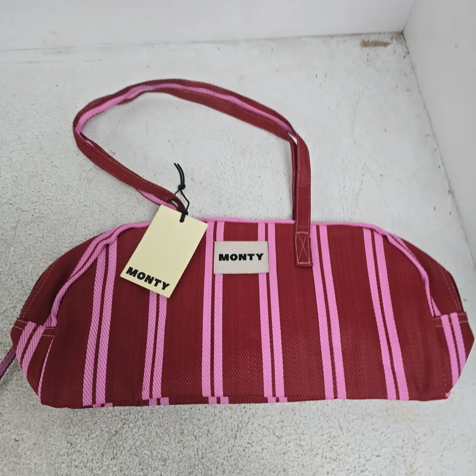 Monty Handbag – Ultra Pink & Malbec