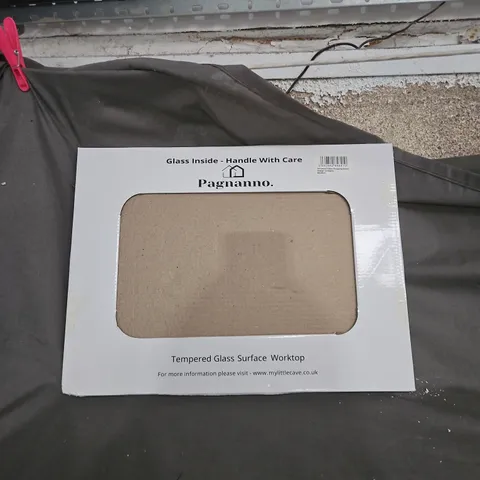 PAGNANNO TEMPERED GLASS CHOPPING BOARD – DESIGN 12 (BLACK), 40X30CM