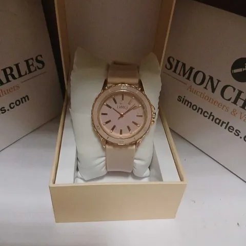 DIAMONIQUE SILICONE STRAP WATCH 