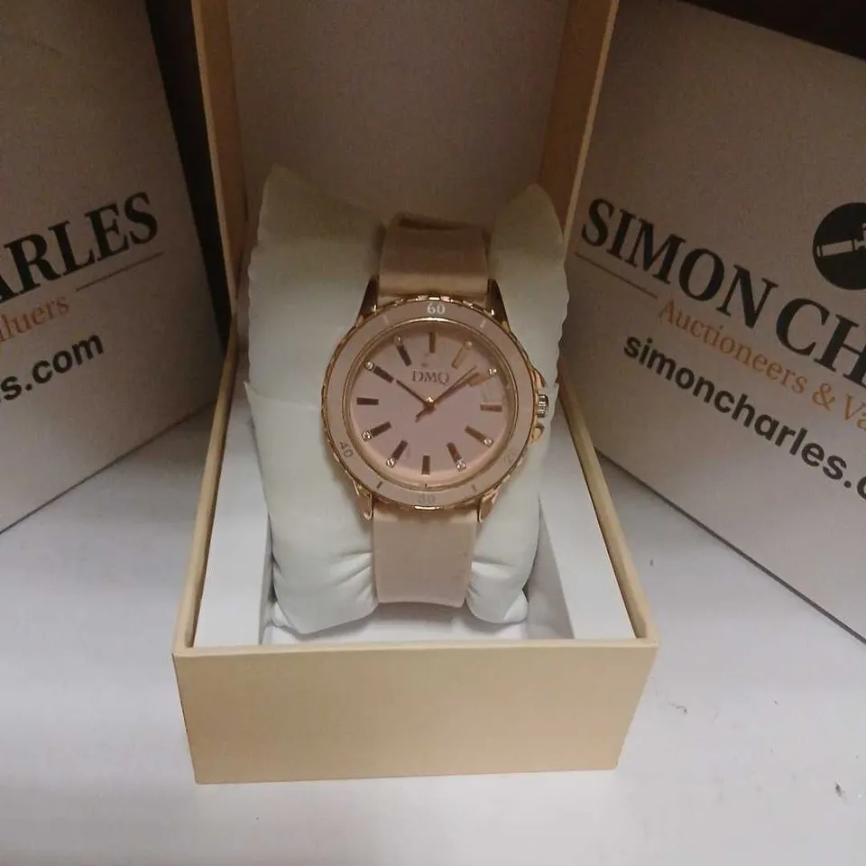 DIAMONIQUE SILICONE STRAP WATCH