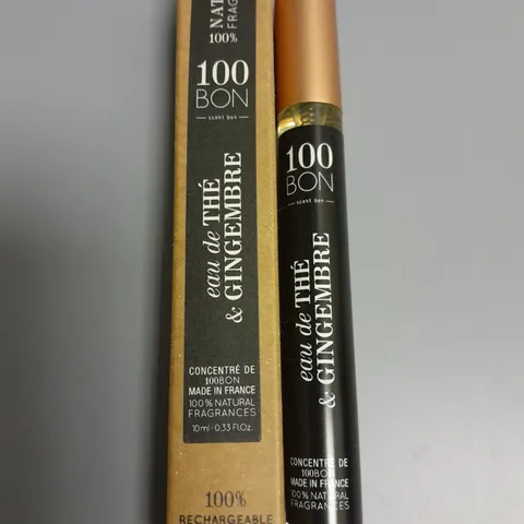 LOT OF APPROXIMATELY 380 100 BON 10ML EAU DE THE & GINGEMBRE FRAGRANCES