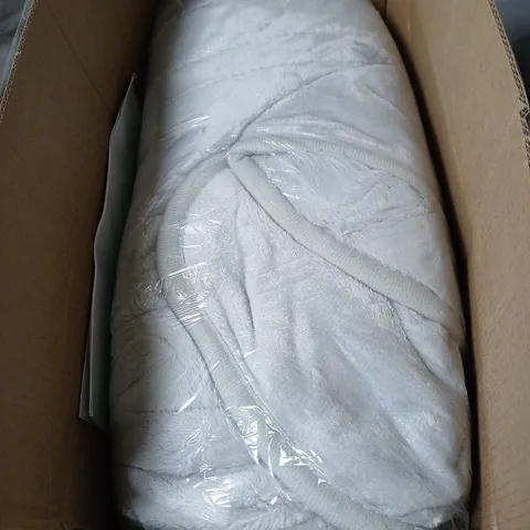 COZEE HOME FAMILY SIZED FAUX FUR & VELVETSOFT HEATED THROW