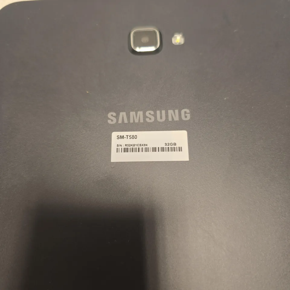 SAMSUNG GALAXY TAB A 10.1 SM-T580 TABLET – BLACK, 32GB