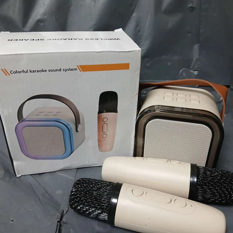 BOXED WIRELESS KARAOKE SPEAKER