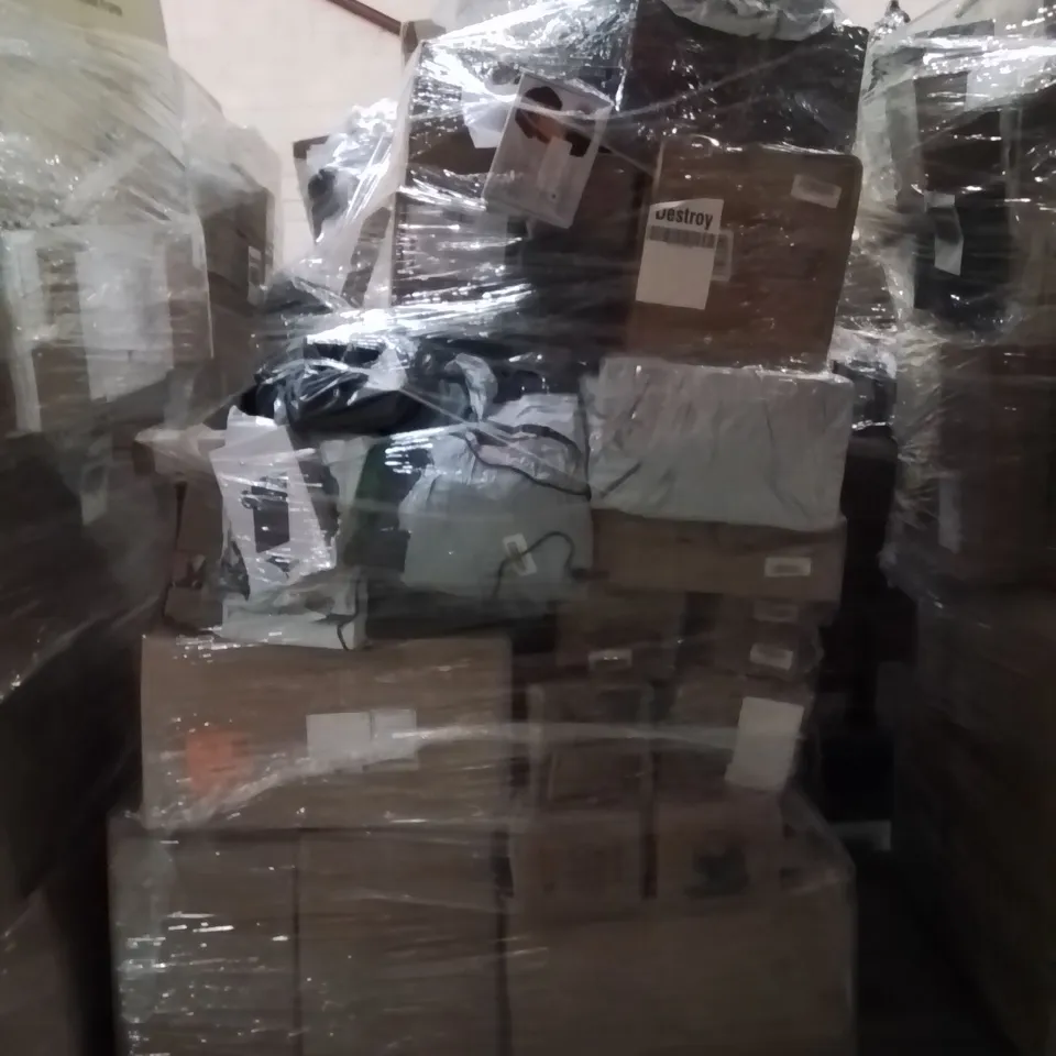 PALLET OF ASSORTED HOUSEHOLD GOODS AND PRODUCTS TO INCLUDE;SOLAR PANEL CHARGING,HEATED KNEE PAD,BOARDGAME
