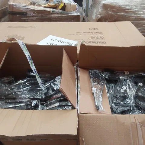 PALLET CONTAINING A VERY LARGE QUANTITY OF CYRAEON 2 IN 1 KITCHEN UTENSILS AND 1 BOX OF BED PARTS ECT