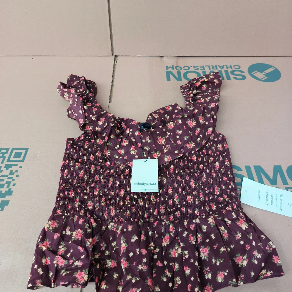 NOBODY'S CHILD ANITA TOP - UK SIZE 10