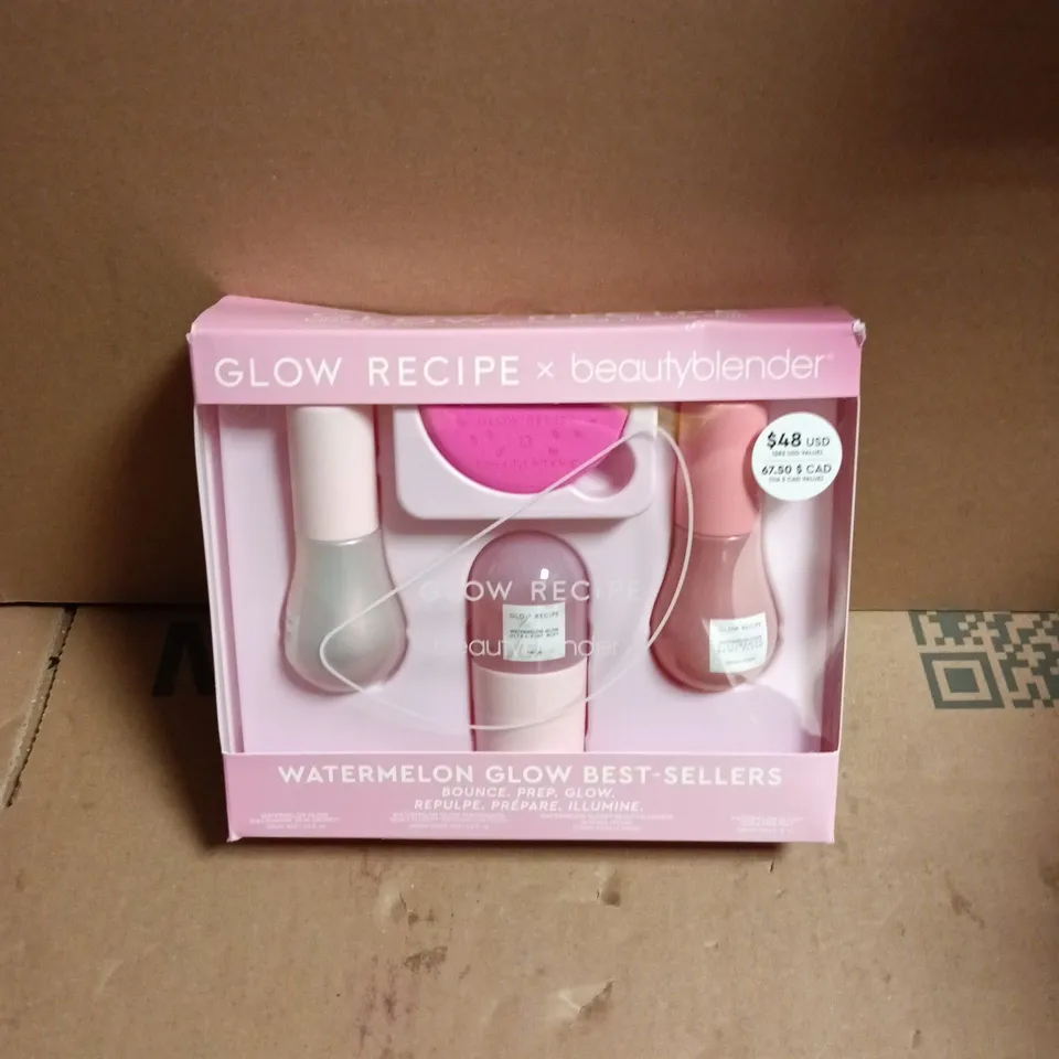 GLOW RECIPE × BEAUTYBLENDER WATERMELON GLOW BEST-SELLERS SKINCARE SET
