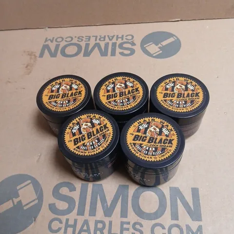 BOX OF APPROXIMATELY 50 X THE BIG BLACK COCK GREASE ULTRA HARD HAIR WAX 50G