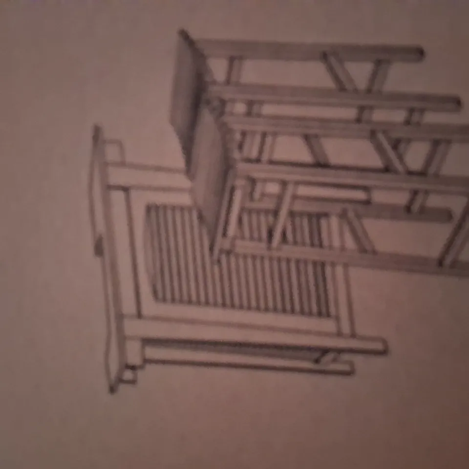BRAND NEW BOXED HOMESDIRECT 365 BAR WITH 2 STOOLS(3 BOXES)