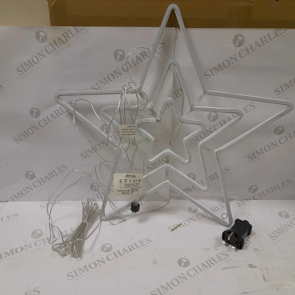 MULTICOLOURED STAR NEON LED LIGHT