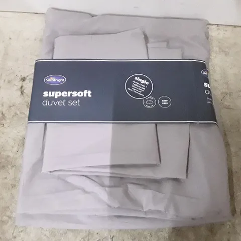 BAGGED SILENTNIGHT SUPERSOFT DUVET SET