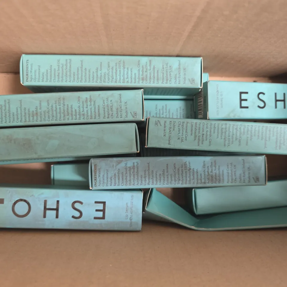 BOX OF APPROXIMATELY 20 X ESHO PAUSE LIP SERUM (12ML)