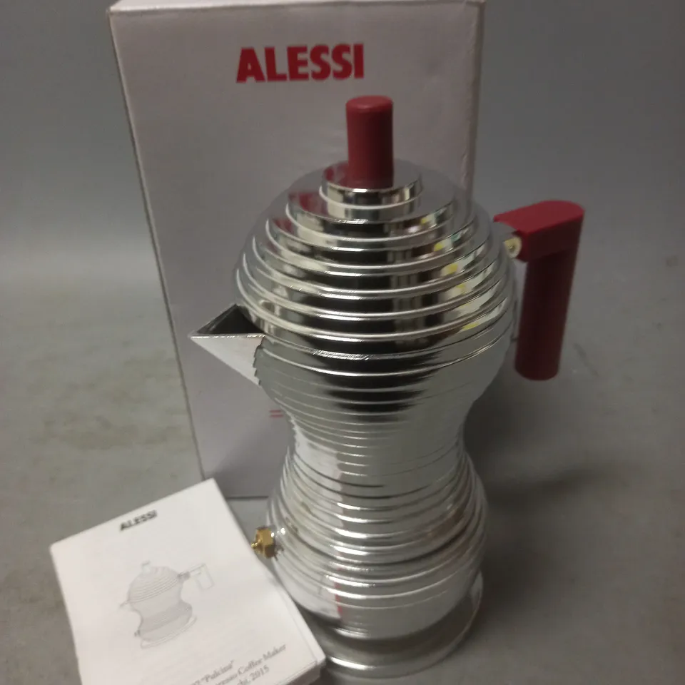 BOXED ALESSI PULCINA ESPRESSO COFFEE MAKER