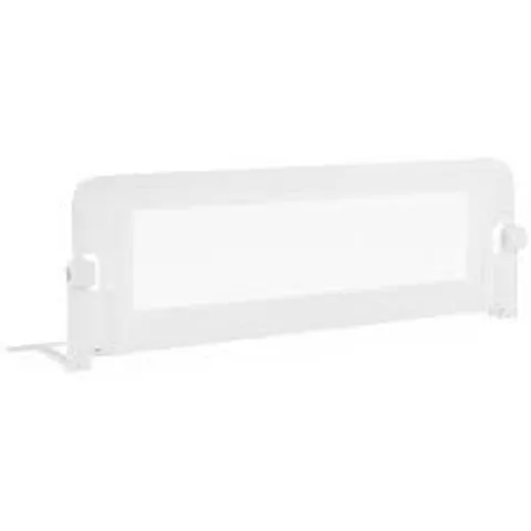 BOXED FOLDABLE BED RAIL SWING DOWN BABY BED GUARD RAIL-WHITE - COLOR: WHITE -