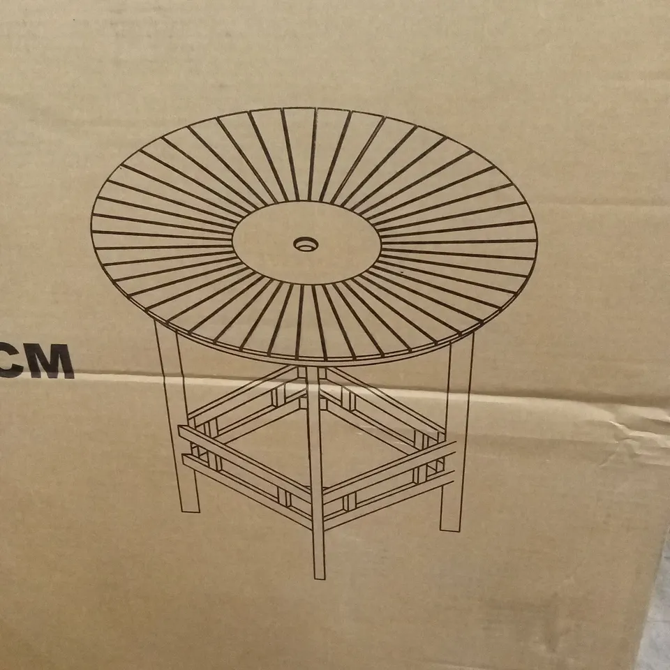 BOXED ROYALCRAFT SUNRAY BAR TABLE 100cm (1 BOX)