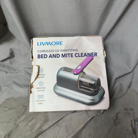 LIVMORE CORDLESS UV SANITISING BED & MITE CLEANER – BOXED