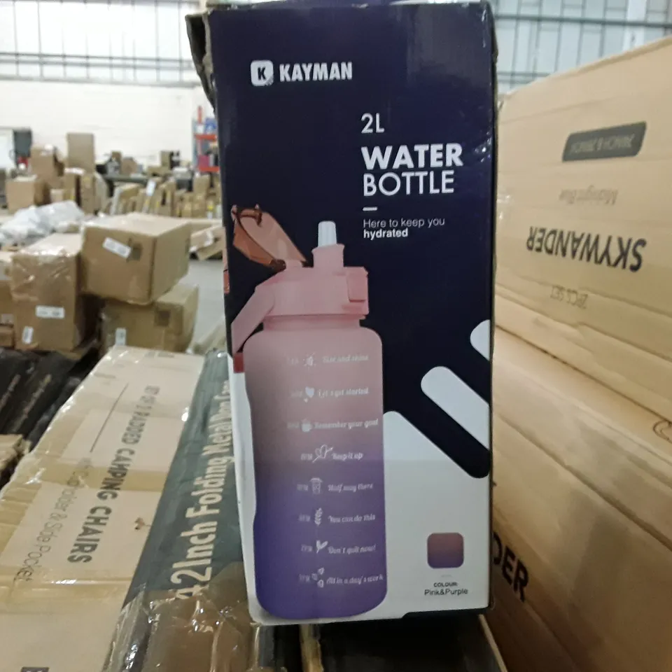 BOXED KAYMAN 2 LITRE WATER BOTTLE RRP £5