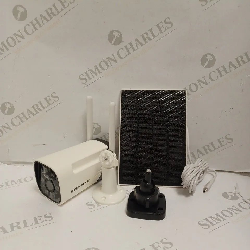 BOXED SOLAR ENERGY LOW POWER BATTERY CAMERA.
