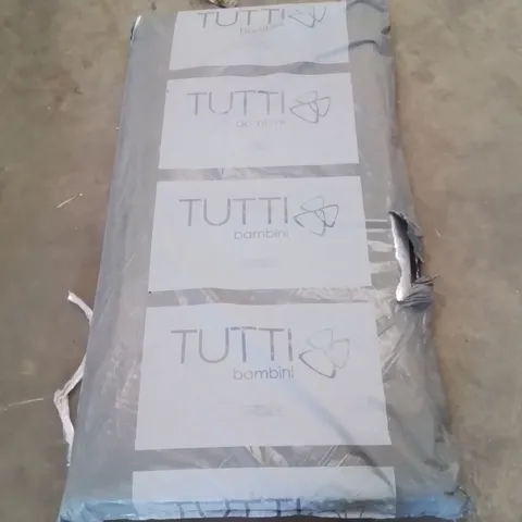 QUALITY BAGGED TUTTI BAMBINI QUILTED COT BED MATTRESS IN WHITE