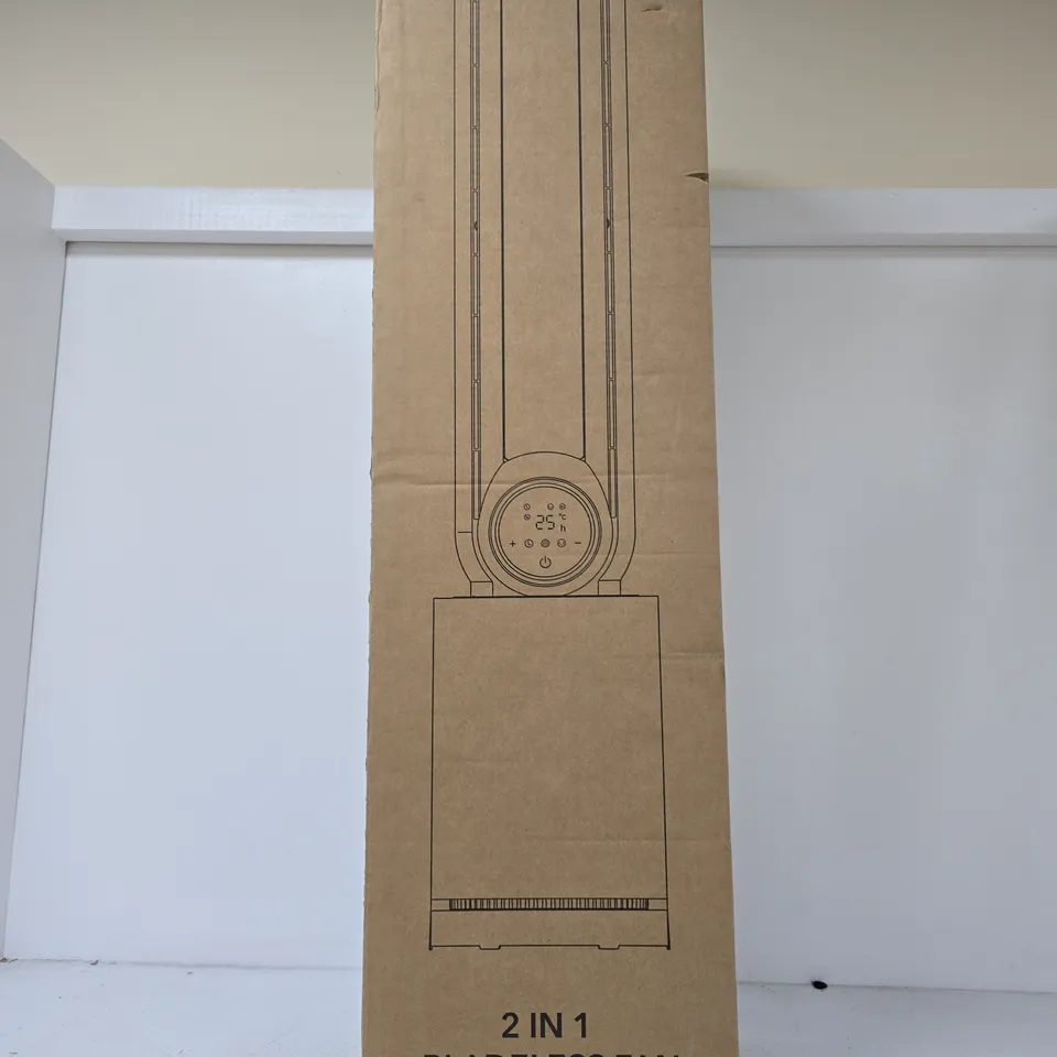 2 IN 1 BLADELESS FAN & AIR PURIFIER – BOXED