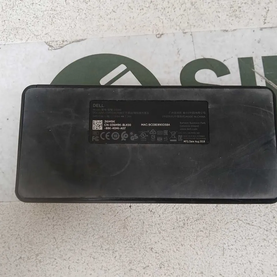 DELL DISPLAYLINK 4K DOCKING STATION – BLACK 