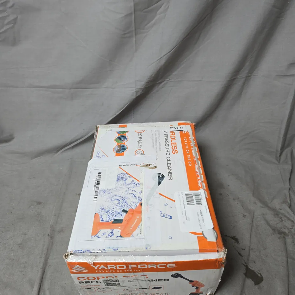OUTLET YARD FORCE 20V CORDLESS PRESSURE WASHER